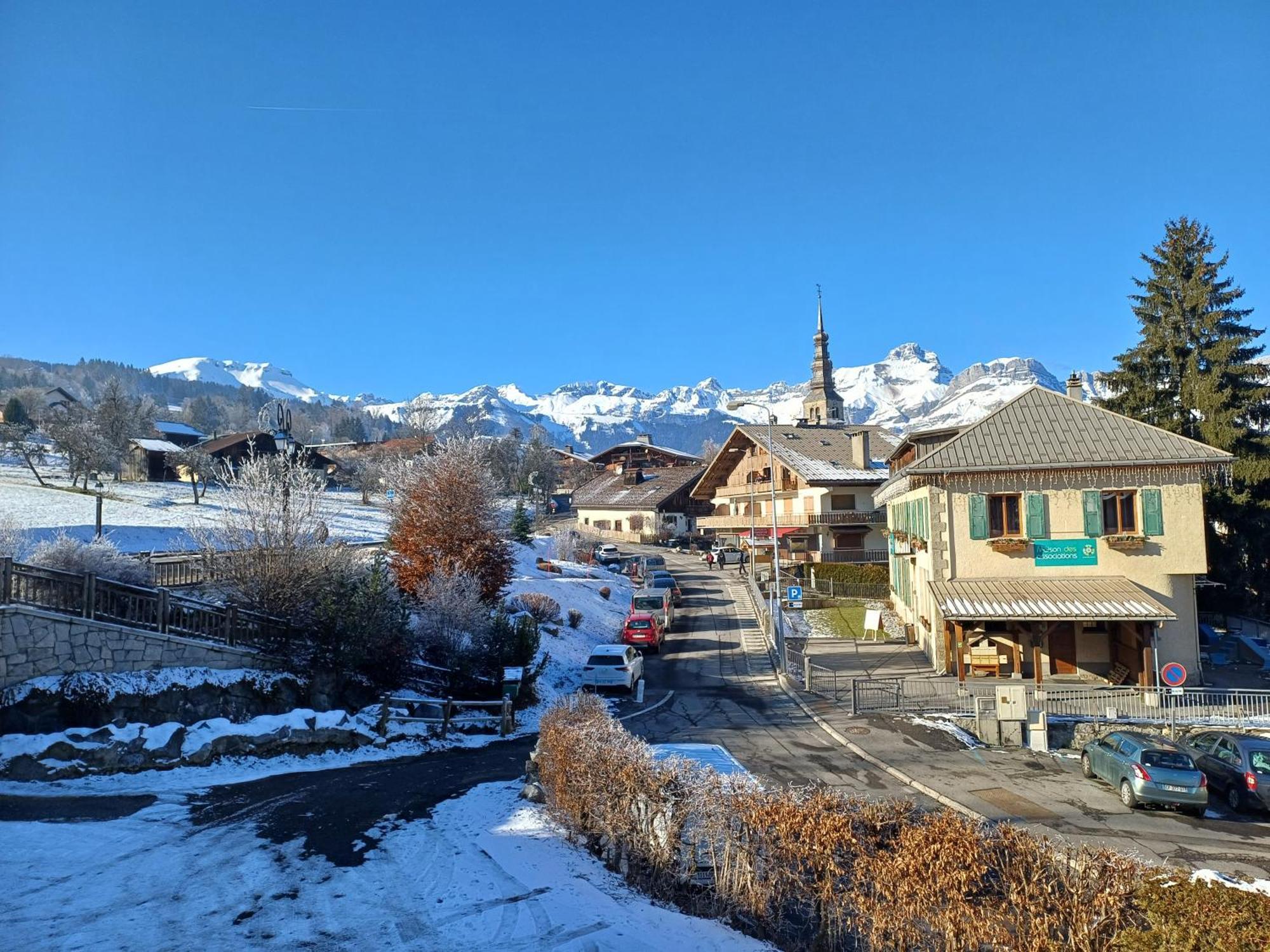 Chalet Mont-Blanc Combloux Bagian luar foto